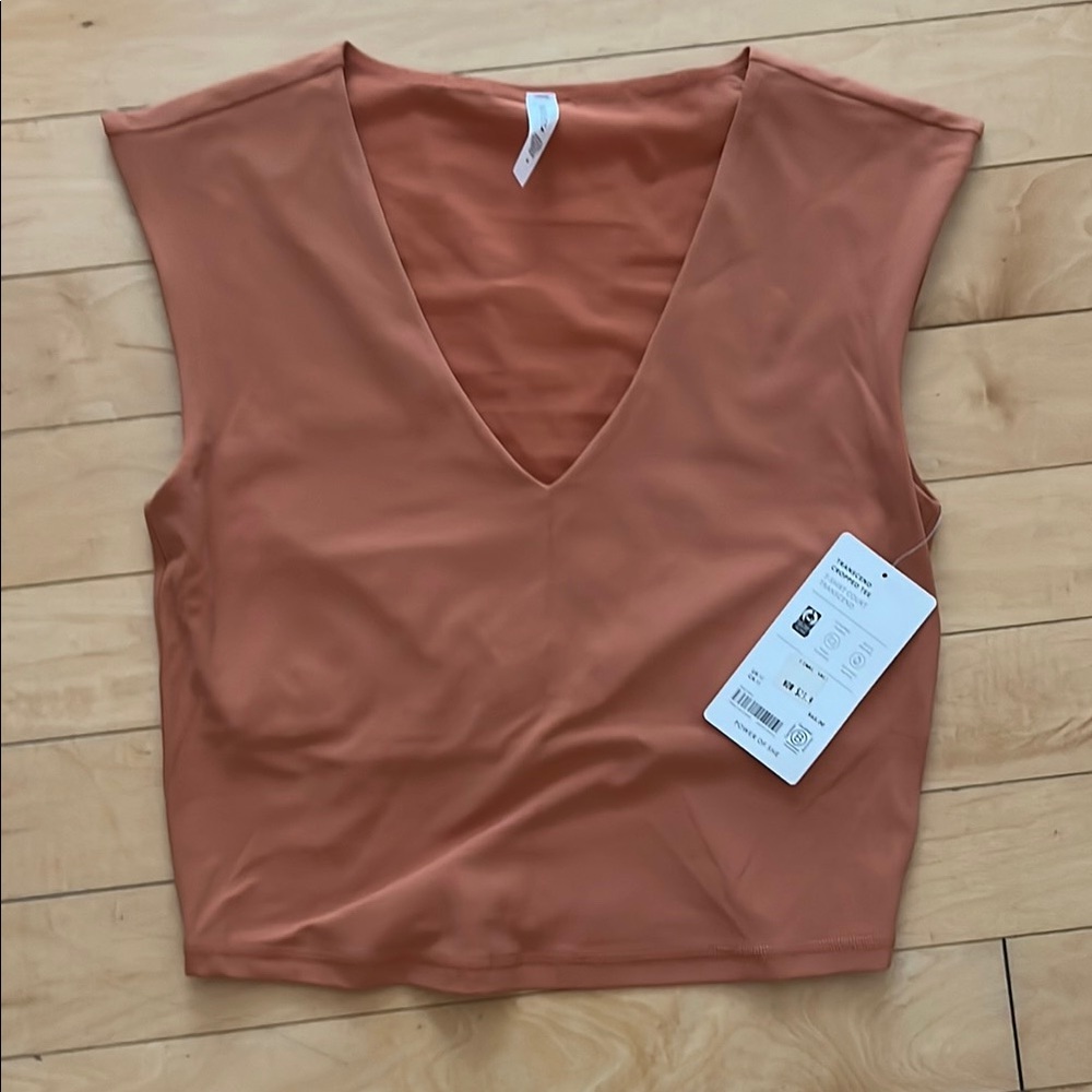 TWO NWT TANKS BY ATHLETA! Black and orange Fitted Tank Tops - Picture 2 of 3